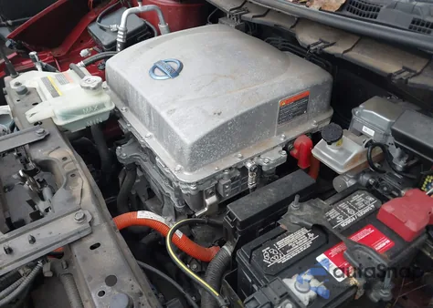 2014 Nissan Leaf S z USA, uszkodzony, nr VIN 1N4AZ0CPXEC332493